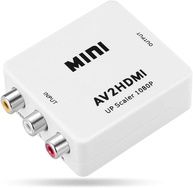 Adaptador Conversor AV RCA para HDMI Escalonamento Hardware Full HD - imagem 1