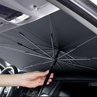 Protetor Solar Para-brisa Automotivo Universal Dobrável - Proteção UV e Térmica Avançada - imagem 4