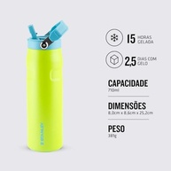 Stanley Garrafa de Água Aerolight Flip Straw 710ml - Leve, com Canudo e Isolamento Avançado - imagem 4