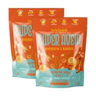 Kit 2X: Super Aveia Amendoim com Banana Sem Glúten Holyfoods 66g - imagem 2
