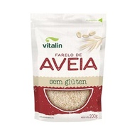 Kit com 6 Pouchs de Farelo de Aveia sem Glúten de 200g cada - Vitalin - imagem 3