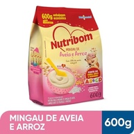Nutribom Mingau Aveia E Arroz 600G - Com 39% De Aveia Integral Fonte De Ferro Zinco E Vitaminas - imagem 3