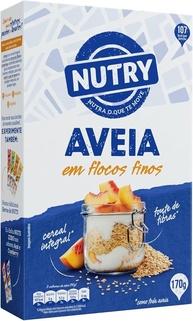 Nutry Aveia Em Flocos Finos 170G - imagem 1