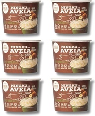Mingau de Aveia Duplo Chocolate Com Avelã, Sem Açúcar Sem Glúten, Sem Leite e Vegano - 06 UNIDADES (pronto em 05 minutos) - imagem 1