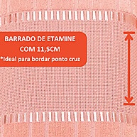 Toalha Lavabo Ponto Cruz Bella Dohler 100% Algodão Aveludada - imagem 2