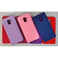 Kit Capa + Película Samsung Galaxy A8+ Plus 2018 - Proteção em Silicone Aveludado - imagem 1
