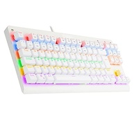 Redragon, K568W-R (PT-BLUE), Teclado Mecânico Gamer Dark Avenger, Rainbow Switch, Branco Lunar White - imagem 4