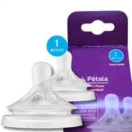 Kit 2 Bicos Pétala 3.0 T1 1m Anticólica SCY961/02 Avent - Conforto Natural para Recém-Nascidos - imagem 3