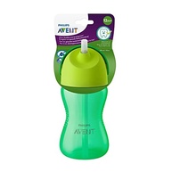 Copo Dinossauro Philips Avent 300ml 12m+ Verde - Canudo Flexível e Antivazamento - imagem 2