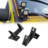 Suporte Duplo A-Pillar Auxbeam para Jeep Wrangler JK: Ilumine Sua Aventura! - imagem 2