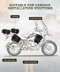 Bolsa Impermeável Moto NICECNC 7L: Aventura Seca e Segura em Qualquer Terreno - imagem 3