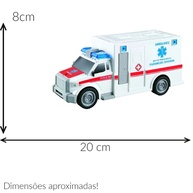 Ambulância Shiny Toys: Luzes, Som e Aventura! - imagem 2