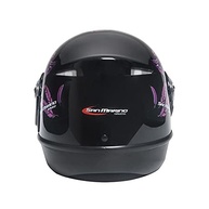 Capacete San Marino Speed Fly Preto e Rosa: Segurança e Estilo para Sua Aventura - imagem 3