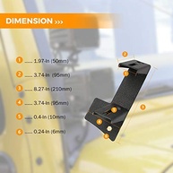 Suporte Duplo A-Pillar Auxbeam para Jeep Wrangler JK: Ilumine Sua Aventura! - imagem 3