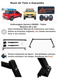 Rack de Caçamba Saveiro Cross + Rack de Teto: A Dupla Perfeita para Sua Aventura! - imagem 3