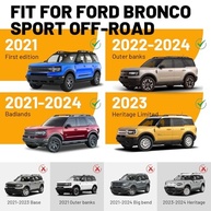 Barras de Teto Resistentes 120kg para Ford Bronco Sport (2021-2024) - Aventura sem Limites! - imagem 5