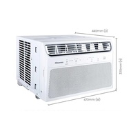 Ar Condicionado Janela Hisense Wi-Fi 8.500 BTUs Frio R-32 AW08CWBRVGU01 127V - imagem 4