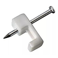 Grampos Miguelão 100pcs com Prego Aço 2,5mm - Fixação 14/16 AWG - imagem 1
