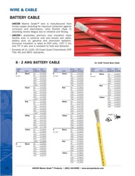 Cabo de Bateria Marítimo Ancor 6 AWG Branco 50ft: Durabilidade e Segurança para Seu Barco - imagem 3