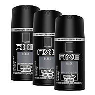 Axe Black: Kit 3 Desodorantes para Homem Moderno - imagem 1