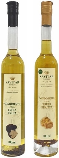 Azeite Extra Virgem Tubo Savitar Trufa Negra e Branca 100ml - imagem 1