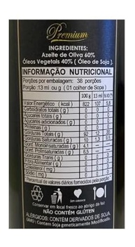 Azeite De Oliva Composto Do Chefe Premium Garrafa Vidro 500ml - imagem 2