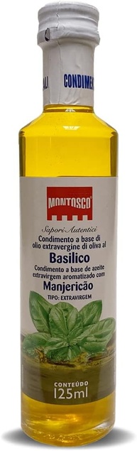 Montosco Azeite Extra Virgem Com Manjericão 125Ml - imagem 1