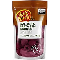 Azeitona Preta Sem Caroço Vale Fértil Sachê 120g - imagem 1