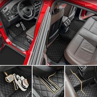 Tapetes de Couro Personalizados GREATROAD para Honda Civic 2012-2016: Proteção Total e Estilo Azul - imagem 4