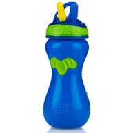 Copo com Canudo Retrátil Nûby Azul - 300ml à Prova de Vazamento - imagem 1
