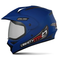 Capacete Liberty Mx Pro Vision Tam.60 Azul: Segurança e Estilo para suas Aventuras - imagem 1