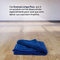 Ecomais Limpa Pisos Interno 50x80cm - Azul | Pano de Chão Reutilizável e Absorvente - imagem 4