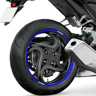 Adesivo Friso Refletivo para Roda XRE 300 - Azul Elegante e Seguro - imagem 2