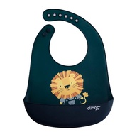 Babador de Silicone com Bolso Coletor Clingo Luke Azul - Proteção e Conforto nas Refeições - imagem 1