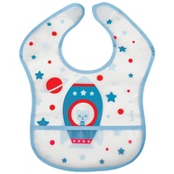 Babador com Bolso Fogute Azul da BUBA – Proteção e Estilo para Bebês - imagem 1