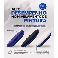 Boina Veludo Voxer Azul Refino 3 2500grit Vonixx. Boina de 3 polegadas para polimento automotivo, etapa refino - imagem 5