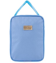 Bolsa Térmica Infantil Azul Bebê - Porta Mamadeira e Marmita com Alça - imagem 3