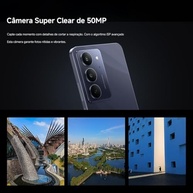 Celular Realme C75x 128GB Azul: Resistência IP69 e Carregamento Rápido 45W - imagem 4