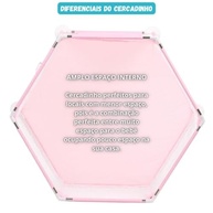 Cercadinho Hexagonal PlayPen para Bebê 126x108x66 cm - Rosa e Azul - imagem 5