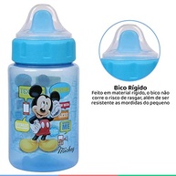 Copo Disney Baby Go 340ml com Tampa e Válvula Redutora de Pingos - Azul - imagem 4