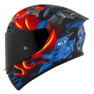 Capacete Kyt TT Course Magnet Gloss Azul Brilhante: Segurança e Estilo para Sua Pilotagem - imagem 1