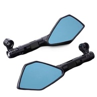 Espelho Retrovisor Esportivo Universal Azul para Moto - Estilo e Segurança - imagem 5