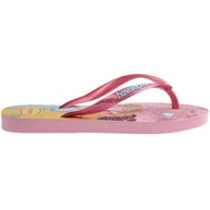 Havaianas Slim Princess: Chinelo Infantil Rosa e Azul - imagem 2