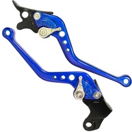Manete Esportivo Freio e Embreagem Azul para NXR 125/150/160 Bros, XRE 300, Falcon, Tornado, Sahara, NX 150/200, XR 200 - Par Regulável - imagem 1