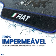 Jogo de Tapetes Automotivos Emborrachados Universal Fiat Azul 5 Peças - Proteção e Estilo - imagem 4