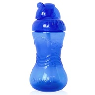 Copo Com Canudo Flip-it Azul da Nuby - 300ml Antivazamento e Livre de BPA - imagem 2