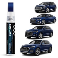 Tinta de retoque de carro (azul navarra metálico (LX5H/2D)) para Audi, kit de reparo de arranhões de pintura de carro, solução rápida e fácil de reparar, caneta removedor de arranhões 2 em 1 - imagem 1