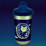 Lillo Copo Antivazamento Max Brilha no Escuro 320ml - Azul | Seguro, Educativo e Ideal para Bebês a Partir de 12 Meses - imagem 5