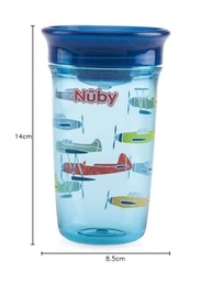 Copo Nûby Tritan 360° Azul - Seguro, Resistente e Livre de BPA - imagem 3