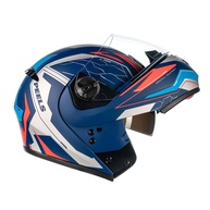 Capacete Peels U-rb2 Ocean Azul Fosco Escamoteável: Segurança e Estilo para Sua Moto - imagem 1